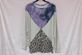 Waffle Knit Color Block Top