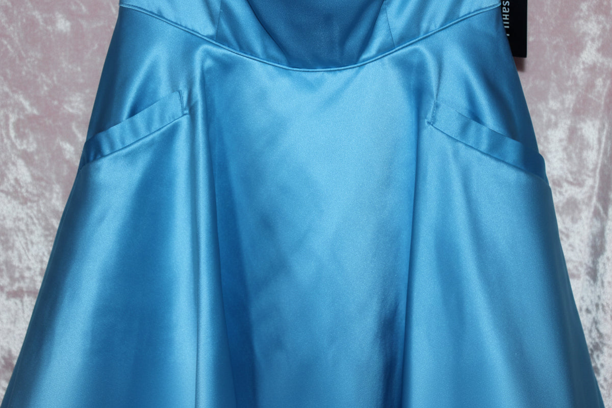 Sherri Hill Light Blue Short Dress