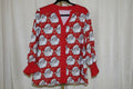 Santa Print Blouse