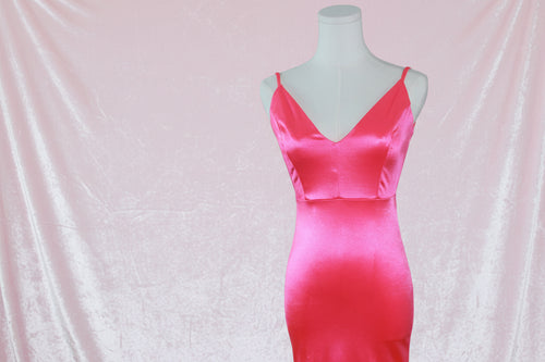 Amoris by CD Pink Satin Gown