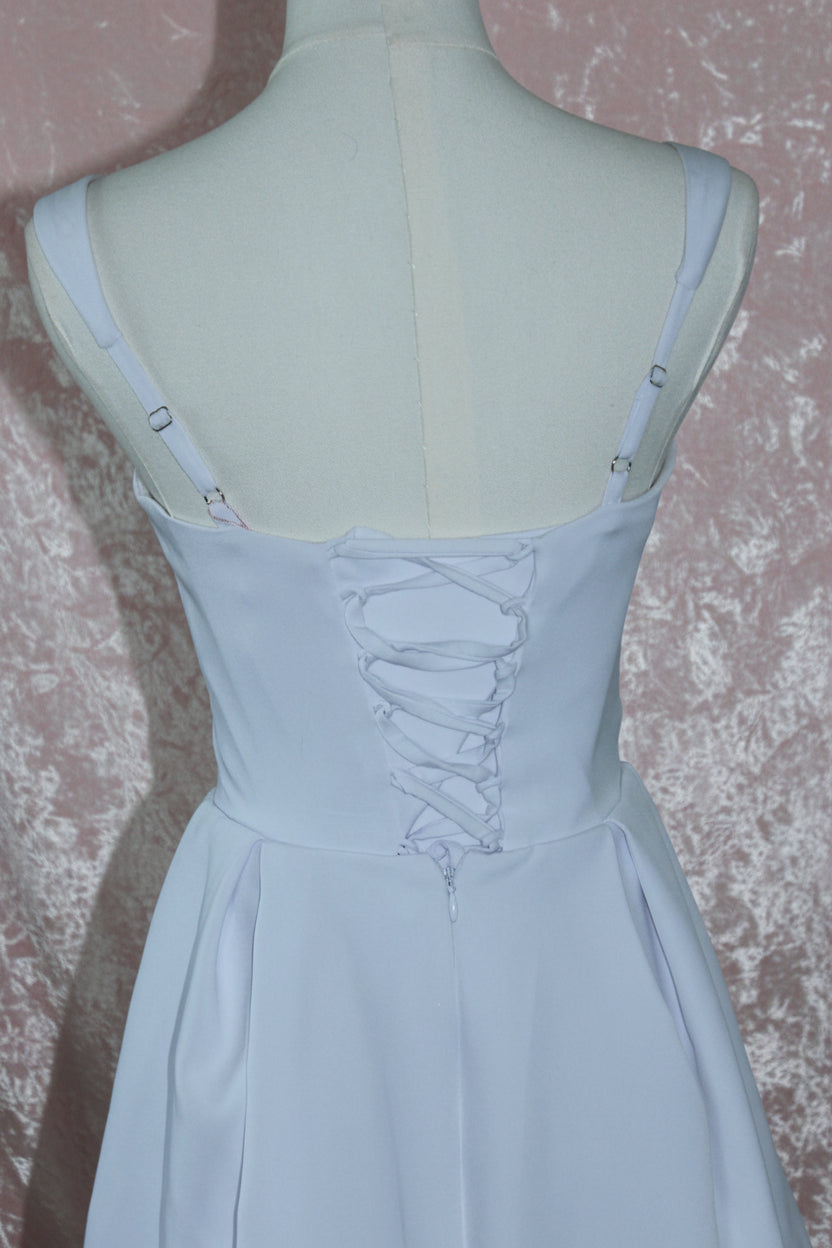 White Corset Mini Dress