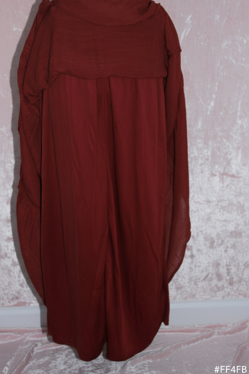 Smocked Waist Tiered Maxi Skirt