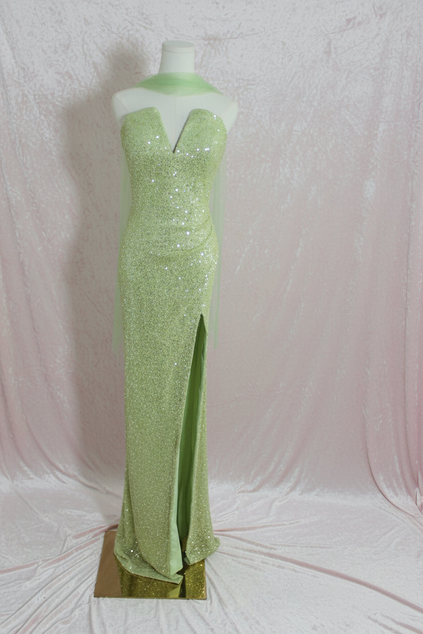 Jovani Green Evening Gown