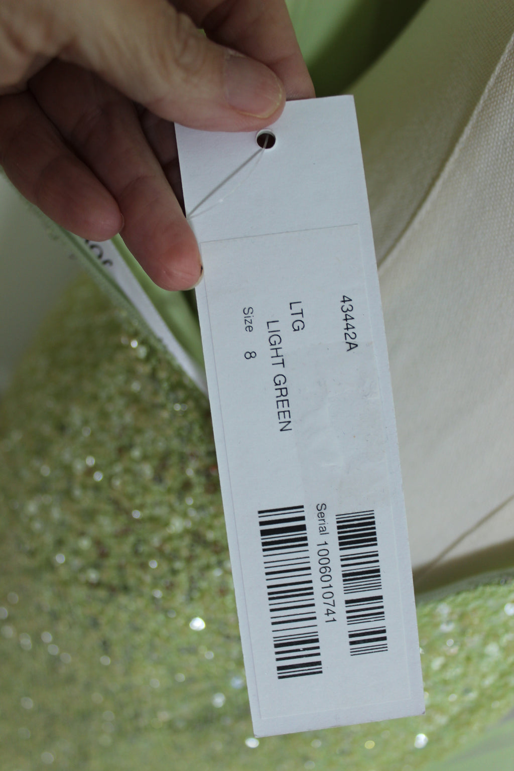 Jovani Green Evening Gown