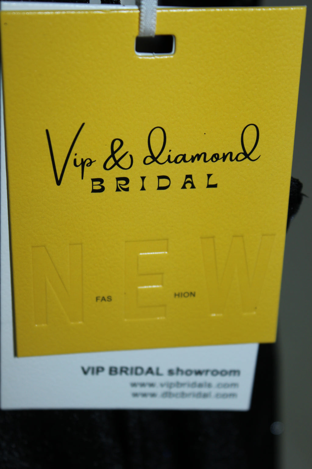 VIP Bridal Black Shimmer Gown