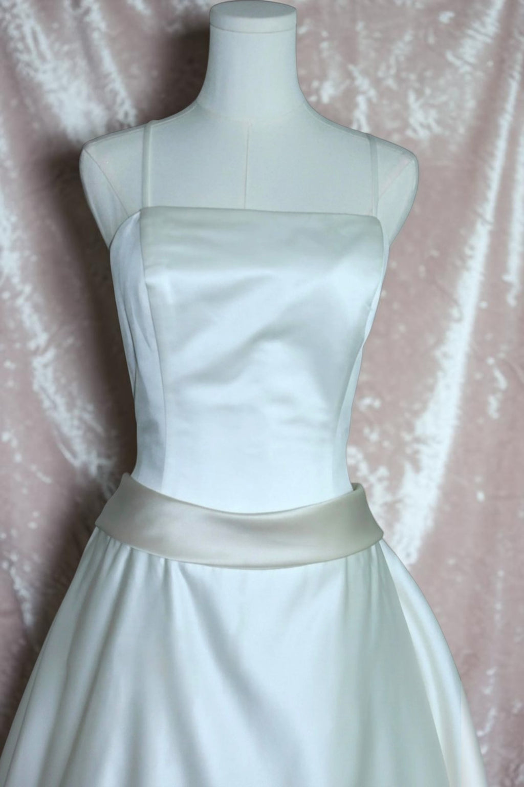 Ivory & Champagne Wedding Ball Gown
