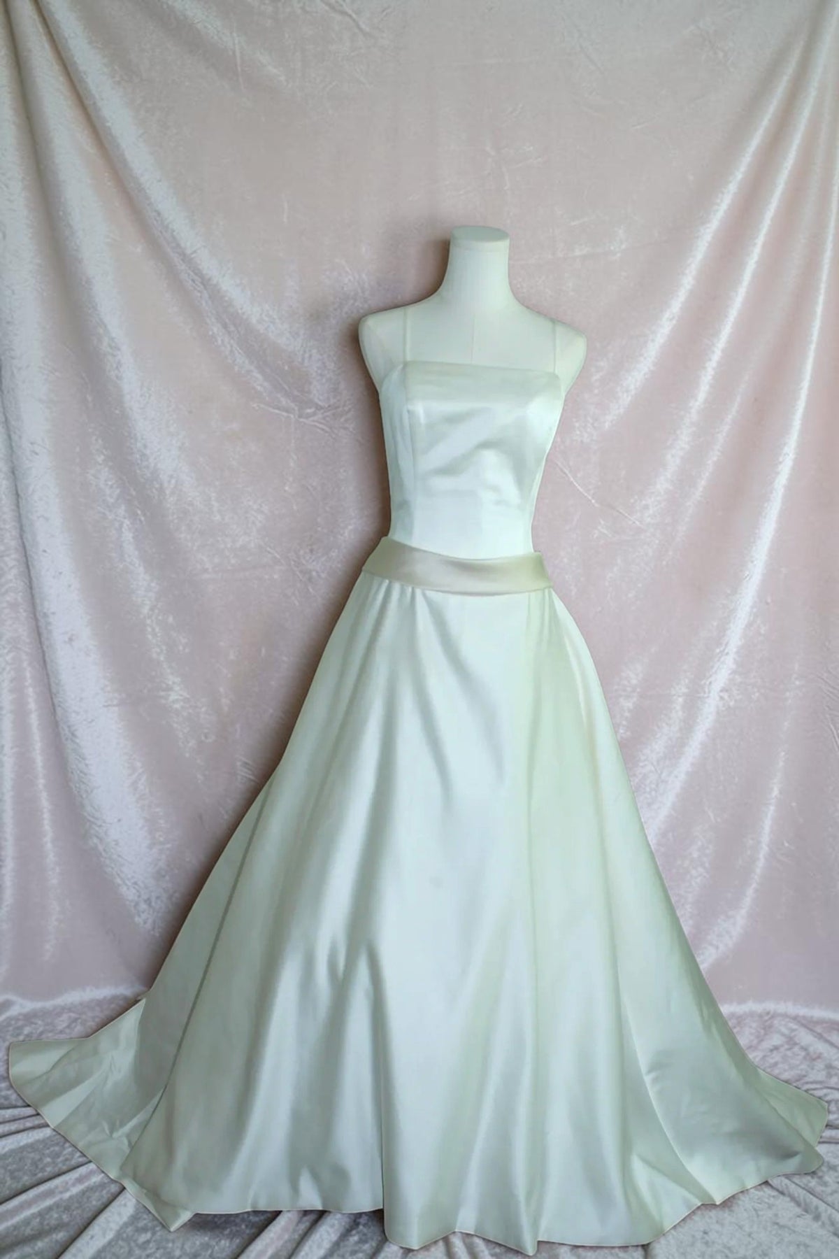 Ivory & Champagne Wedding Ball Gown