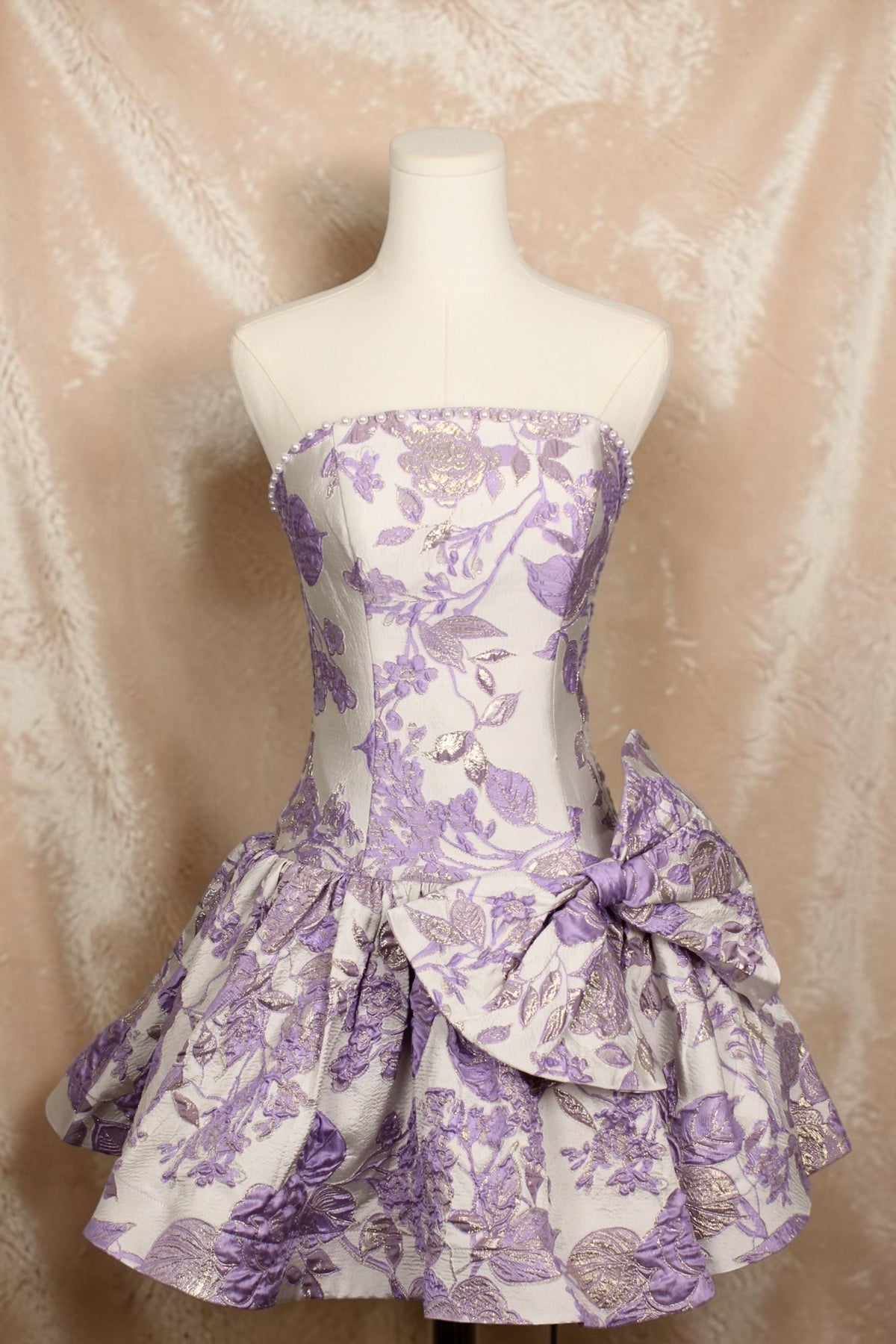 Floral Brocade Dress