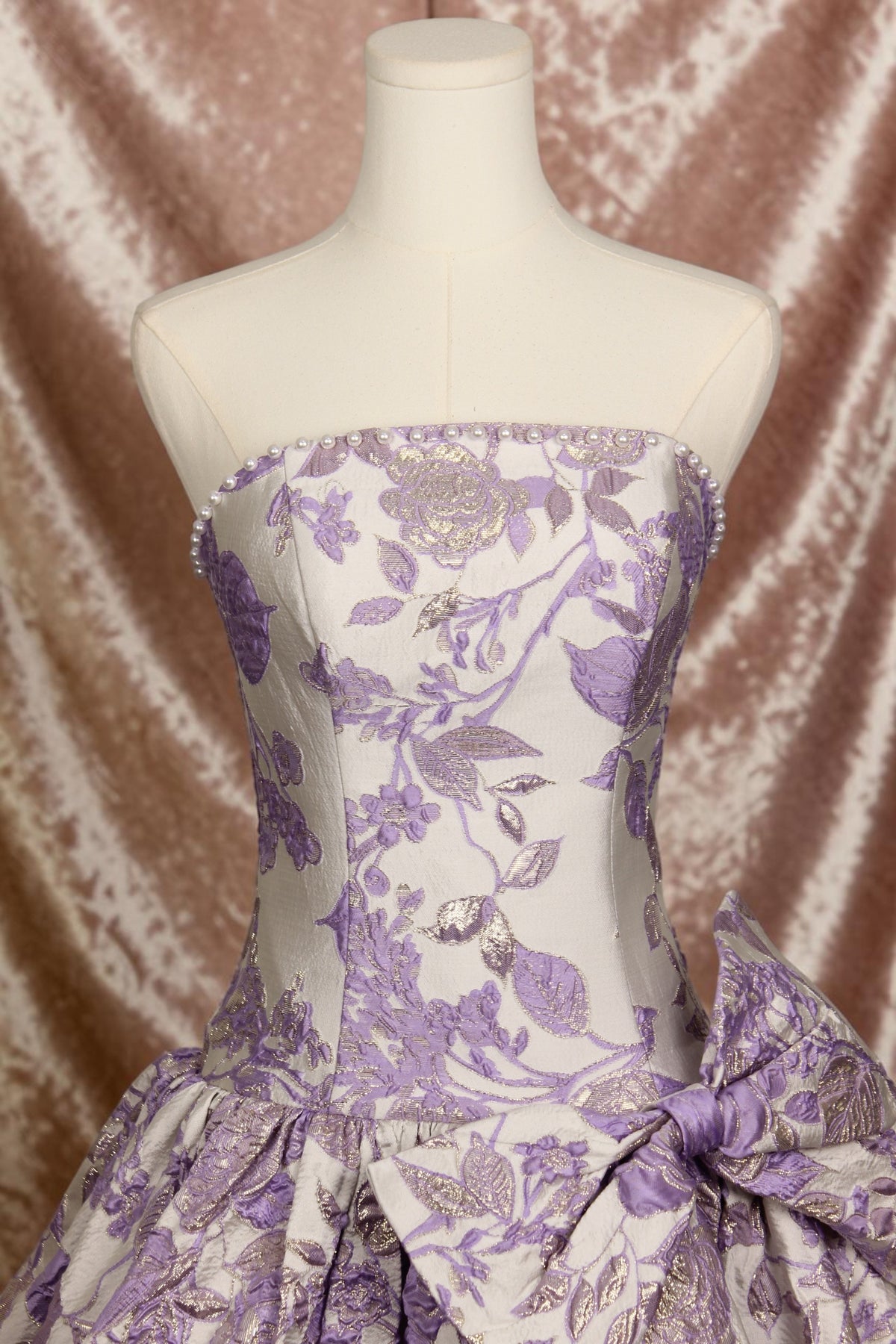 Floral Brocade Dress
