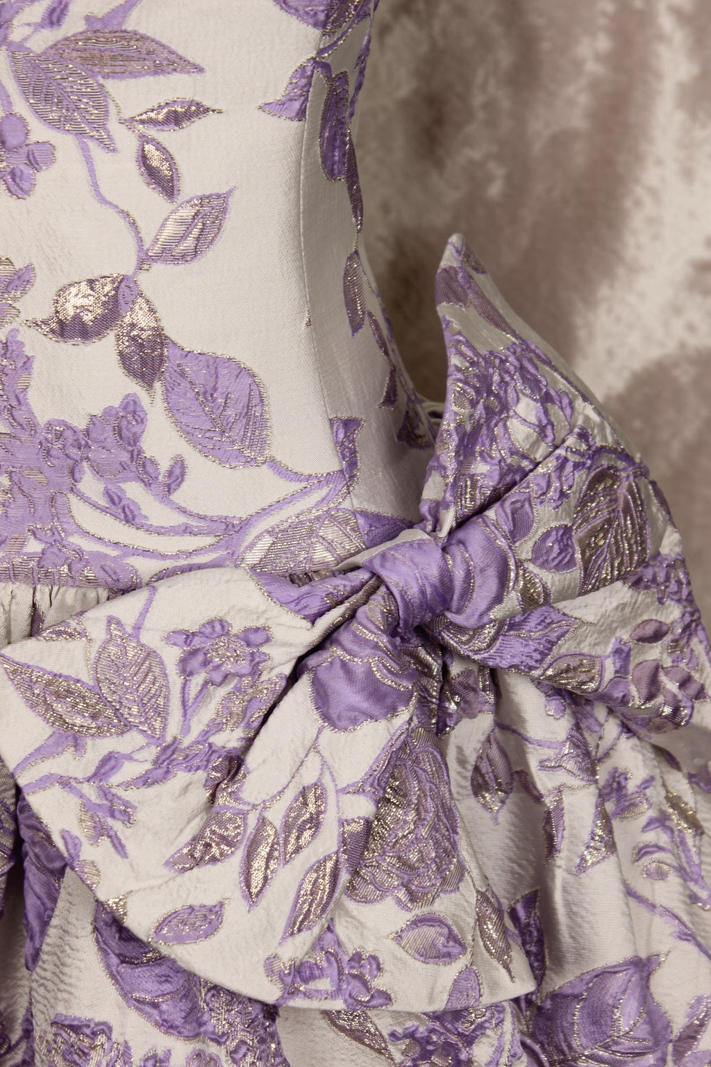 Floral Brocade Dress