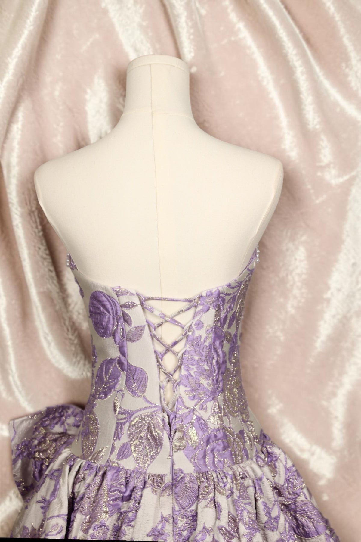 Floral Brocade Dress