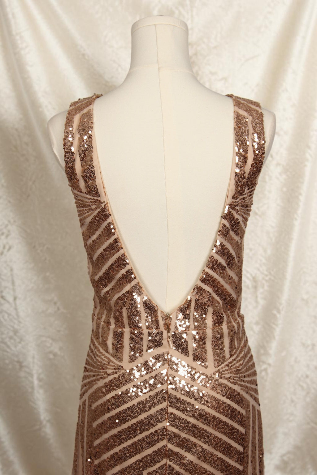 Rose Gold Sequin Dress