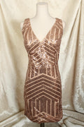 Rose Gold Sequin Dress