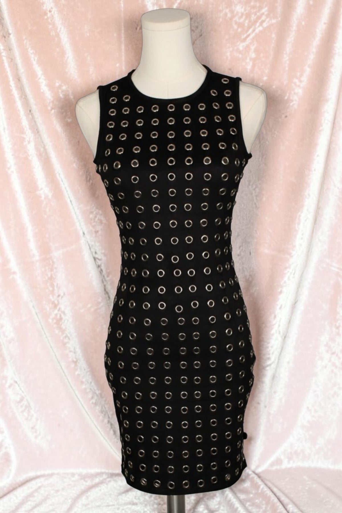 Black Suede Party Dress