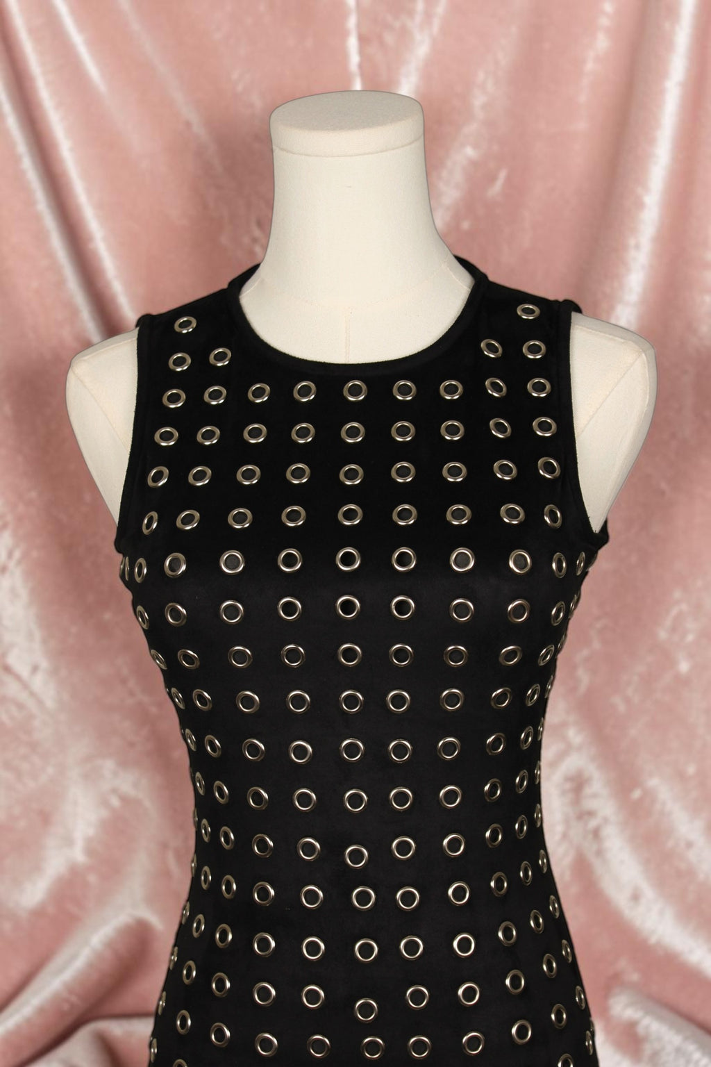 Black Suede Party Dress