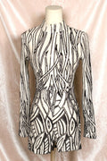 Black & White Sequin Jumpsuit