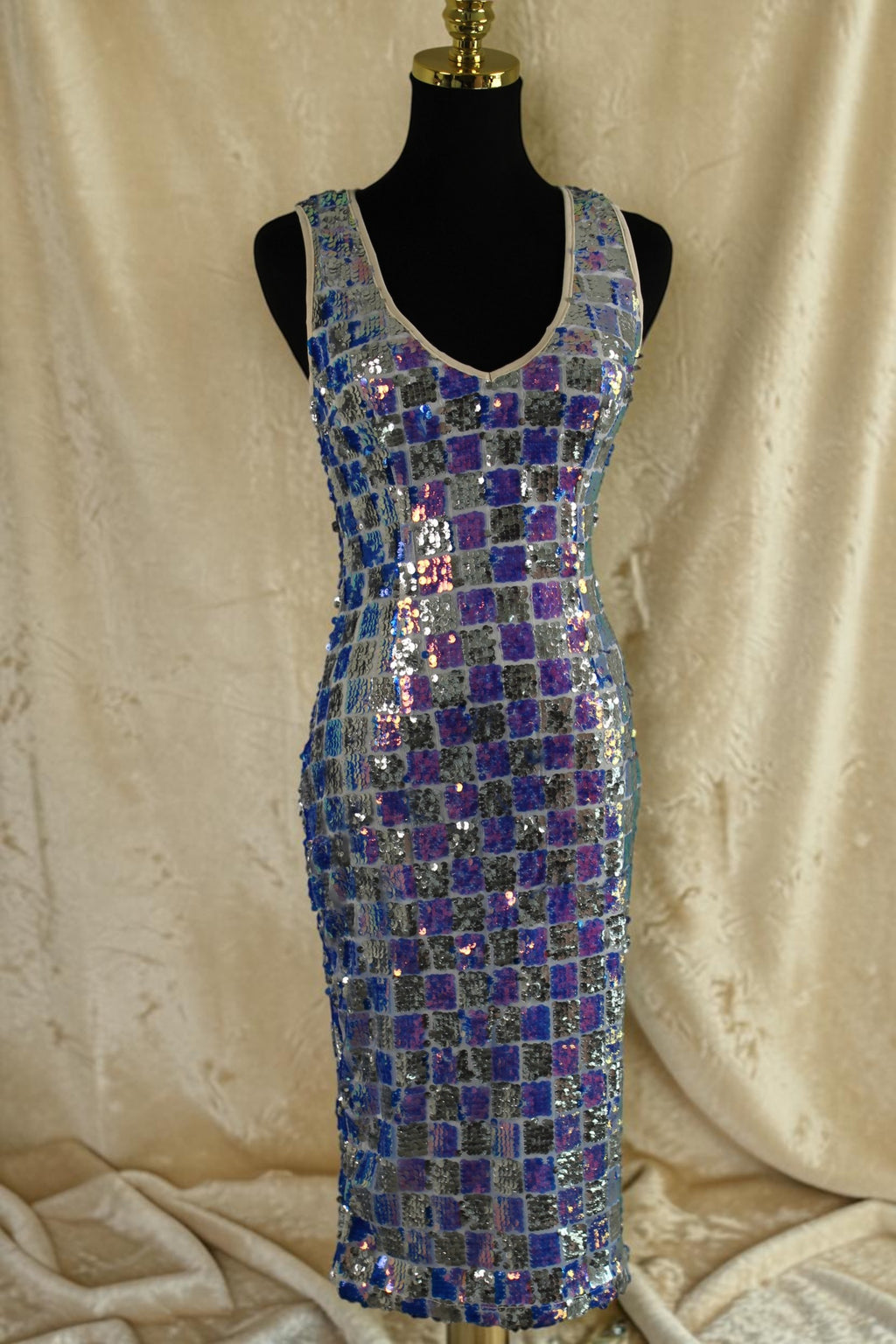 Iridescent Sequin Dress