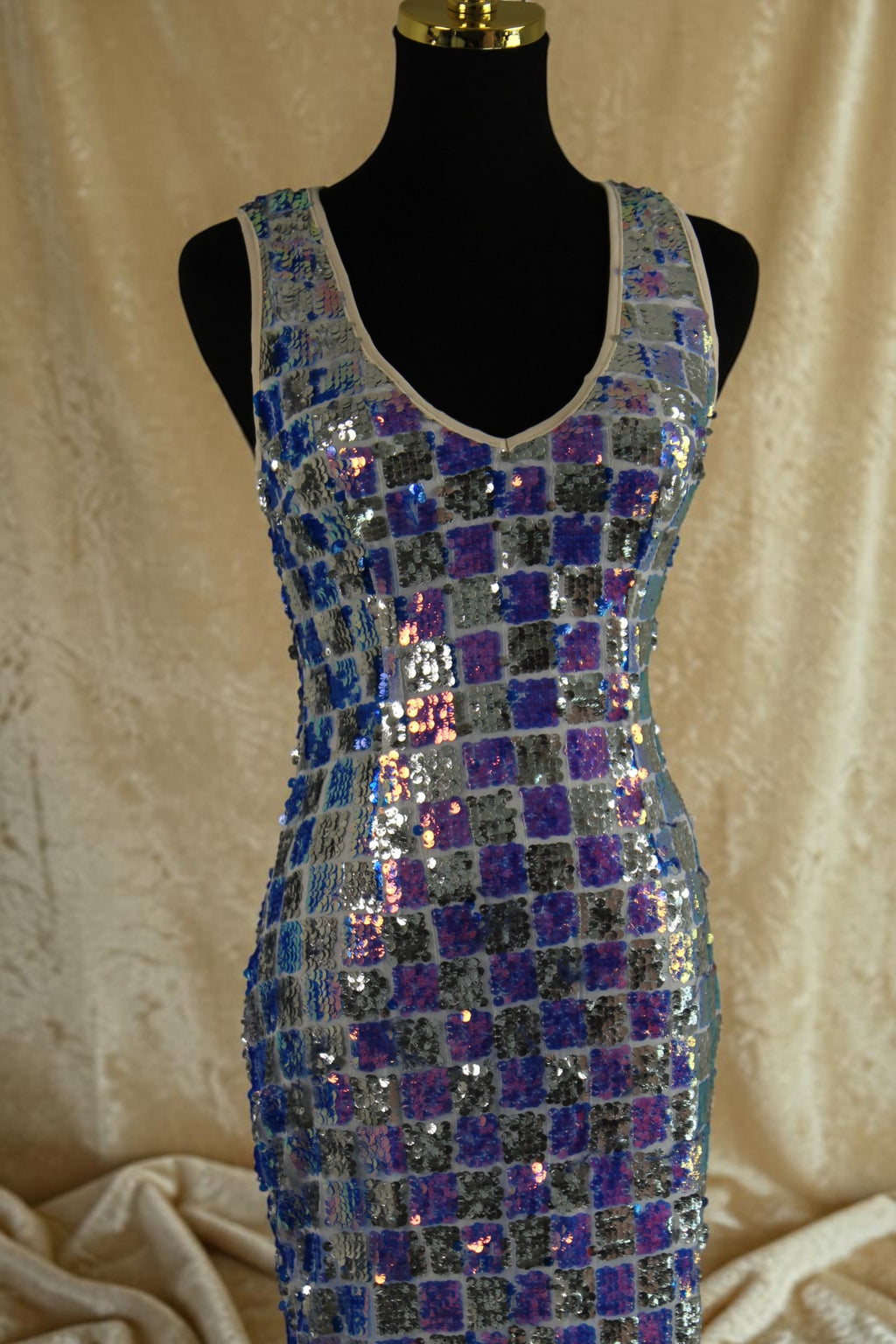 Iridescent Sequin Dress