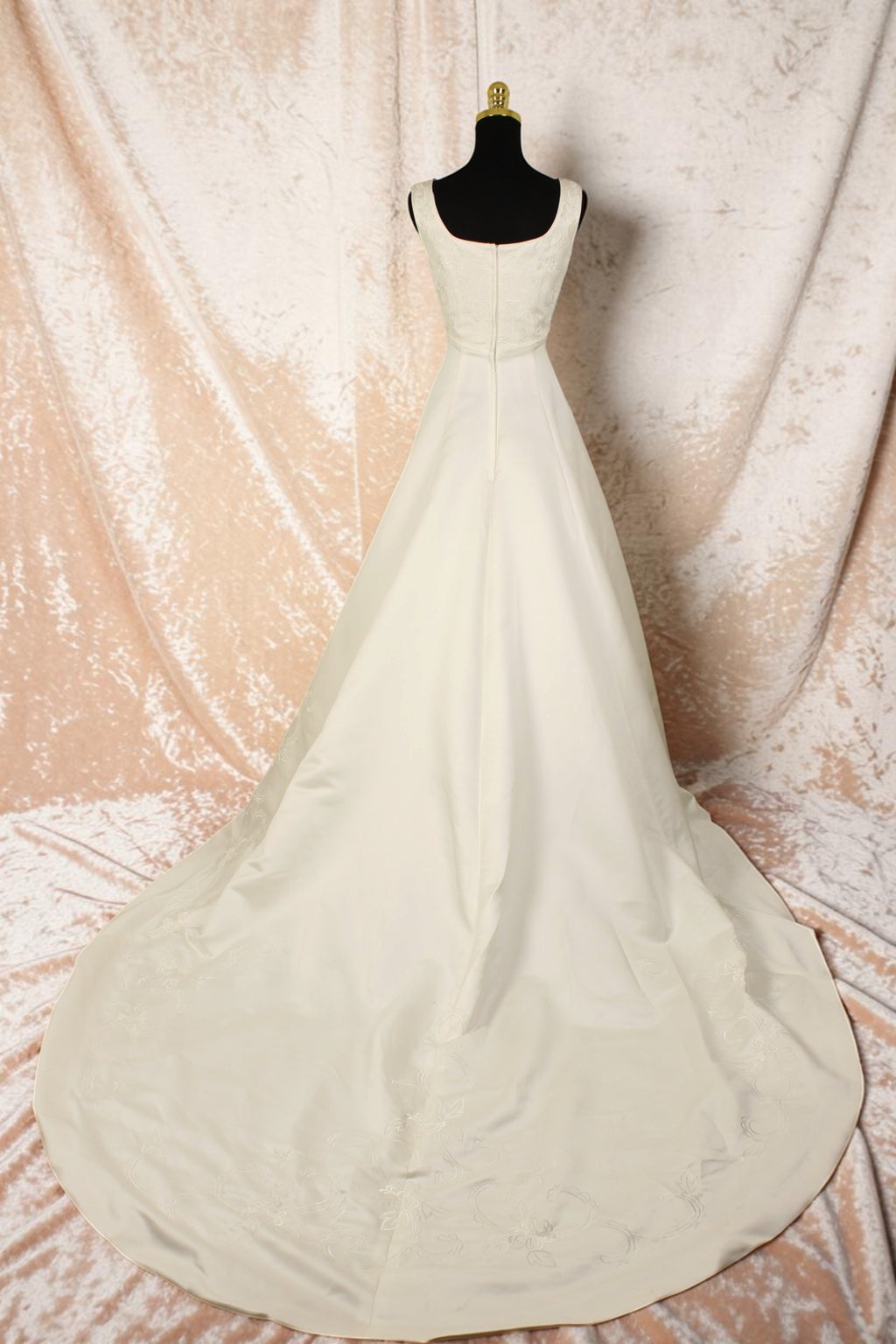 Ivory Embroidered Wedding Gown