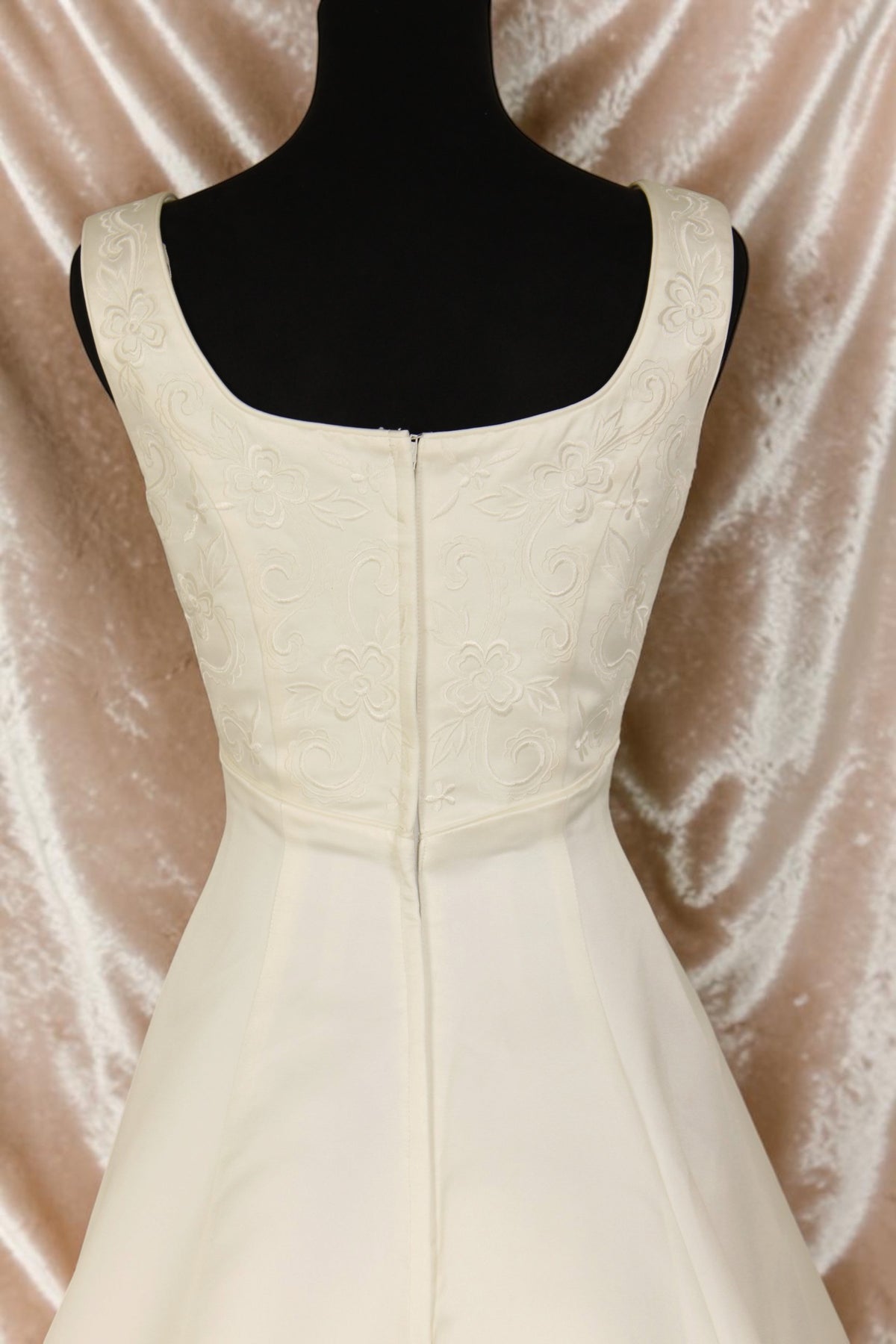 Ivory Embroidered Wedding Gown