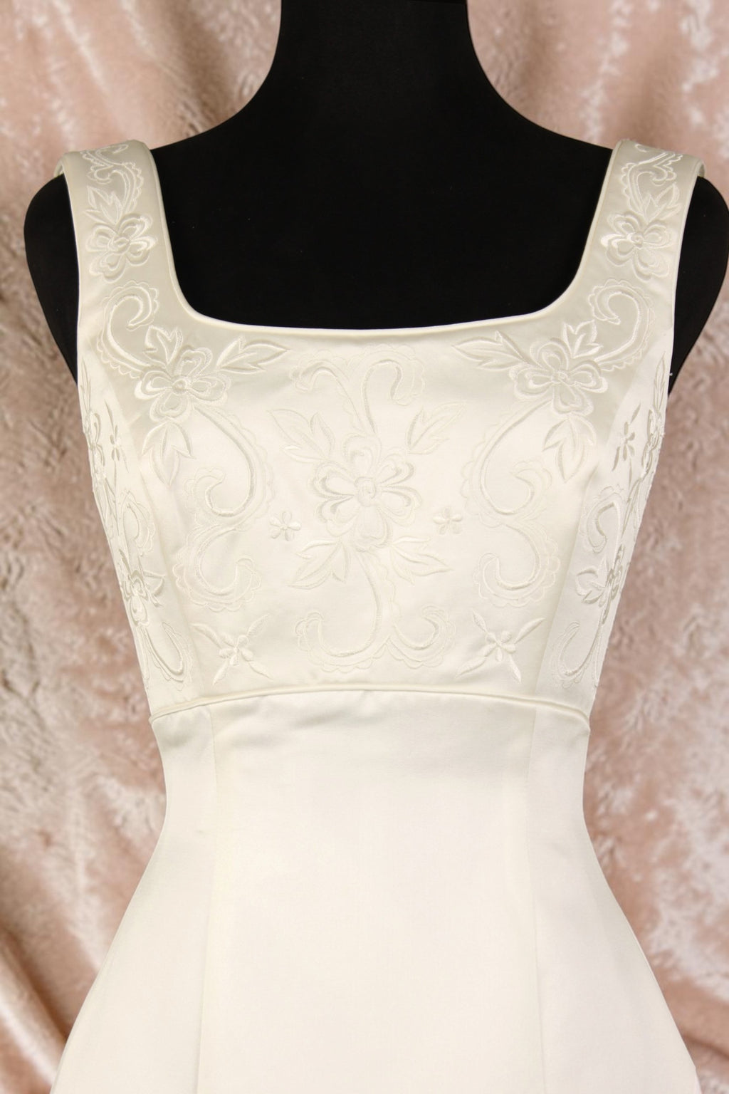 Ivory Embroidered Wedding Gown