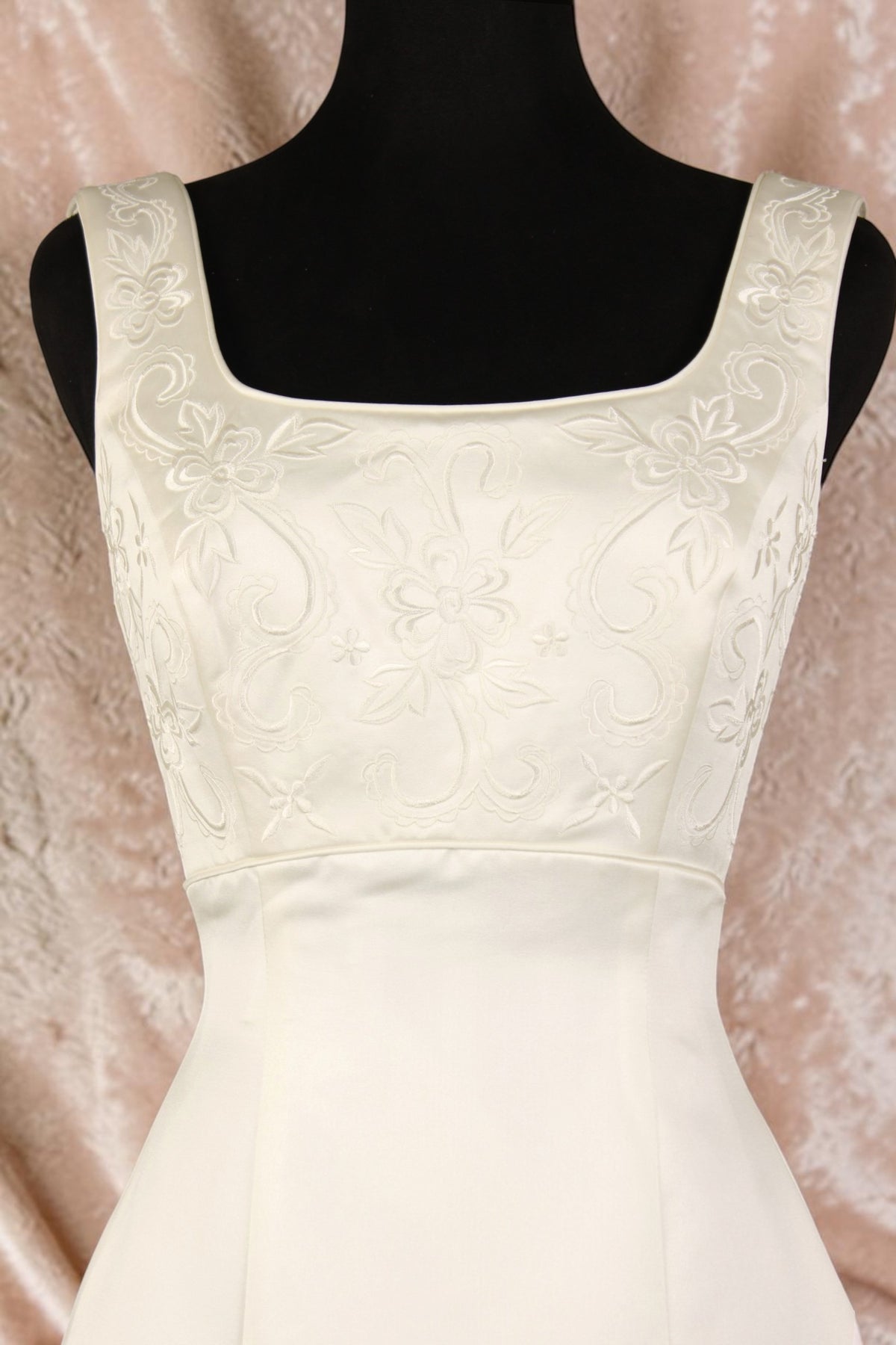 Ivory Embroidered Wedding Gown