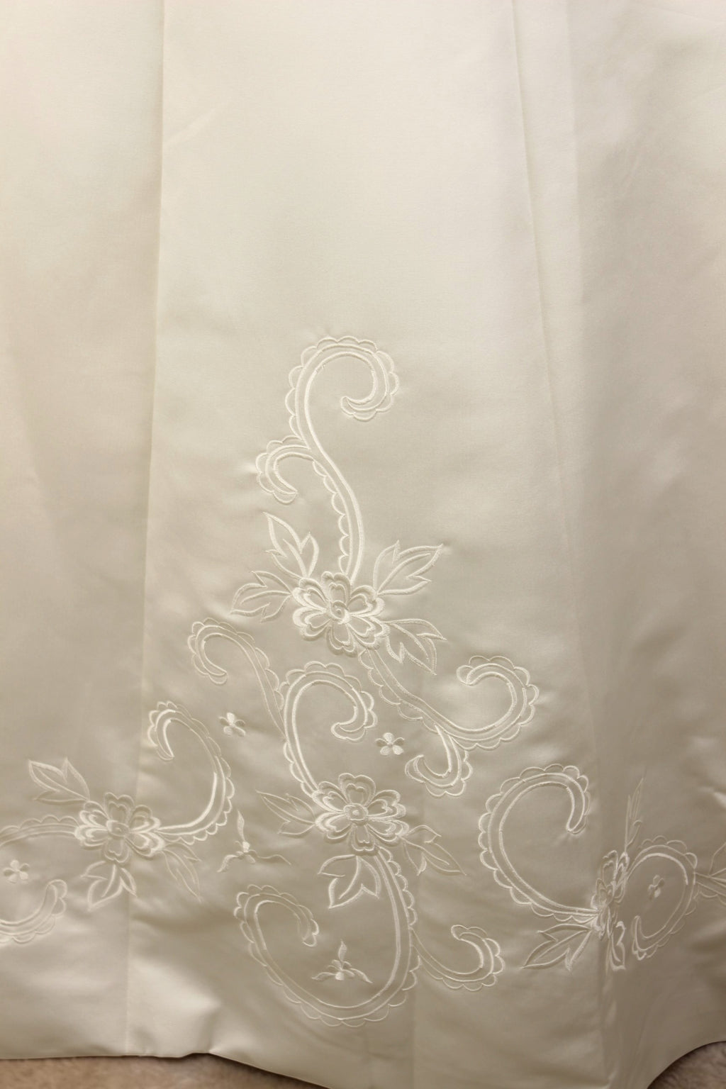 Ivory Embroidered Wedding Gown